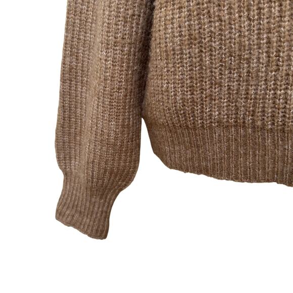Mable Cozy 100% Wool Sweater - Medium - Neutral Brown - Picture 6 of 7